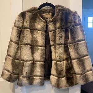 NEVER WORN Express faux fur